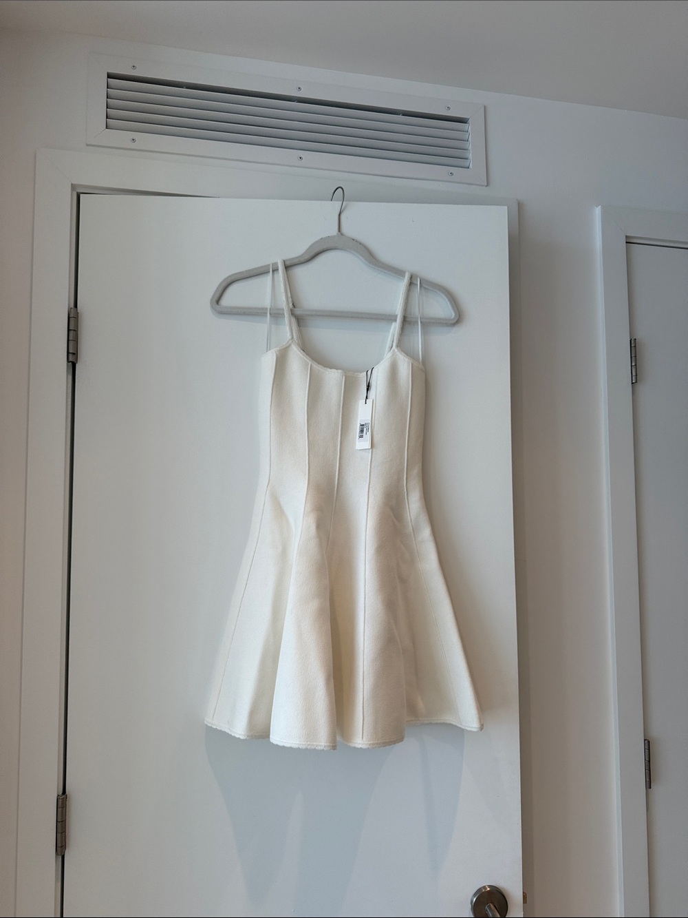 Fleur du Mal flared White Fit-and-Flare Mini Dress size XS - Picture 2 of 4